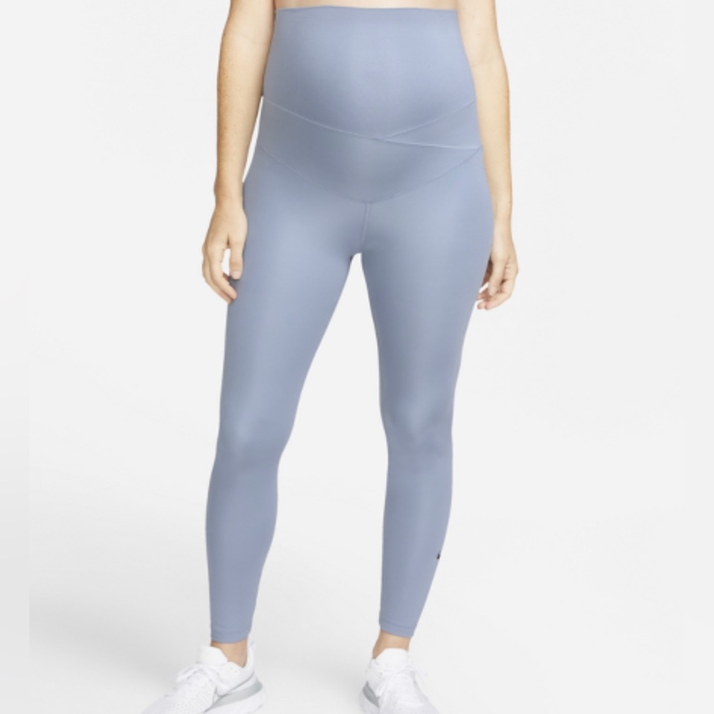 Maternity Leggings Light Blue Nike medium